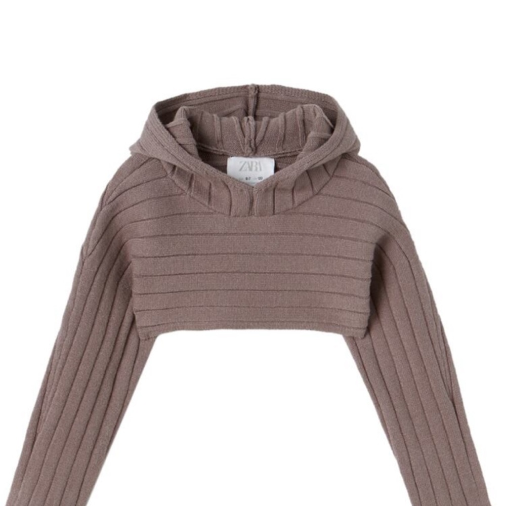 Crop knit sweater girl’s size 13~14